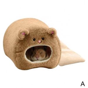 Mini ayı şekli küçük hayvanlar evcil yumuşak pamuk polar ev için gine domuz hamster tavşan - Product Image 3