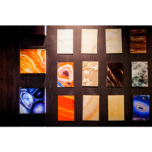 Dégradé de couleur personnalisé Art décoration murale <span class=keywords><strong>verre</strong></span> <span class=keywords><strong>trempé</strong></span> laminé <span class=keywords><strong>trempé</strong></span> bâtiment décoratif <span class=keywords><strong>verre</strong></span> dosseret - Product Image 2