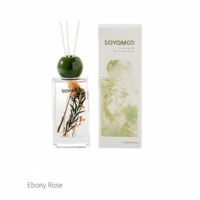 Mini diffuseur d'aromathérapie de Noël personnalisé bouteille en verre de décoration d'intérieur de fleurs séchées avec ensembles de roseaux