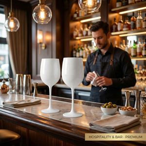 Verres à vin en plastique réutilisables de 450 ml avec logo personnalisé, incassables, sans BPA, résistants aux chocs, OEM ODM pour la vente en gros - Product Image 4
