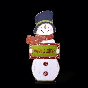 Décoration de Noël Bonhomme de Neige 2025 – Meilleure Vente Décoration de Noël en Bois - Product Image 2