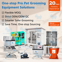 Kiosque de lavage pour chiens en acier inoxydable 304 pour extérieur, distributeur automatique commercial 24/7 avec pavillon