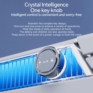 Inodoro Inteligente Moderno de Cerámica con Descarga Automática Integrada, Inodoro Inteligente de Pared sin Borde para Baño - Product Image 6