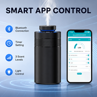 Diffuseur d'arômes intelligent pour maison et voiture 2026 – Nouveau diffuseur électrique portable de luxe en métal sans eau pour aromathérapie avec garantie d'un an