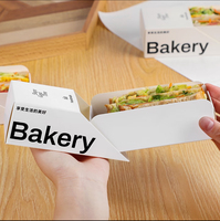 Boîte à sandwich/hot-dog à emporter personnalisée avec impression de logo pour votre marque