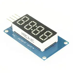 TM1637 4 Digit LED 0.56 Inch Display Tube 7 Segment Blue Yellow White Blue Red Clock Double Dots Module