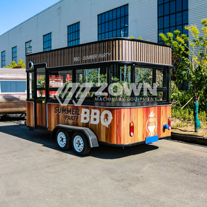 ZOWN Customized Electric Traction Tricycle Food Cart <b>Concession</b> Ice Cream Hot Dog Coffee Mobile Food Vending Carts 2-Year - Product Image 2