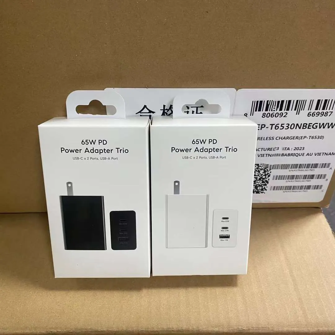 Оригинальная коробка US/EU/UK PD USB C адаптер Type c дорожное зарядное устройство кабель 15 Вт 25 Вт 45 Вт 65 Вт зарядное устройство для Samsung S20
