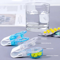 Coupe-comprimés multifonctionnel en plastique, mini, promotionnel, pour médicaments, portable, broyeur de pilules, pour personnes âgées, usage domestique, vente en gros