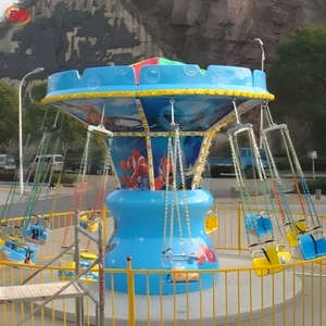 Carrusel de atracciones de feria a precio económico, 12 asientos, juegos de carnaval, columpio para niños, mini <span class=keywords><strong>silla</strong></span> voladora para parque infantil - Product Image 1