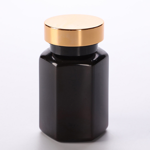 ขวดพลาสติก PET สีดำขนาด 150 มล. สำหรับบรรจุยาเม็ดและแคปซูล - Product Image 1