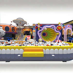 Customized Designed Commercial <b>Indoor</b> Soft Playground Equipment Ball Pit <b>Slides</b> Area for Kids Children's Soft Play Center - Product Image 6