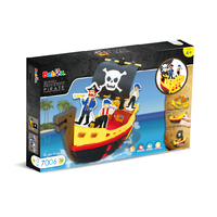 Kit de modèle de bateau pirate en mousse 3D, puzzle EVA non toxique, jouet éducatif pour enfants, cadeau
