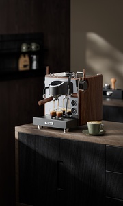Cafetera Espresso de Grado Comercial para Cafetería, Hotel, Tienda, con Bomba Rotativa de 9 Bares y Caldera Doble, Acero Inoxidable Premium - Product Image 2