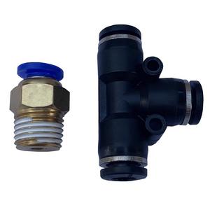 Conector Rápido de Latón para Manguera de Aire M5 Recto y en Ángulo para Sistemas Neumáticos Industriales - Product Image 2