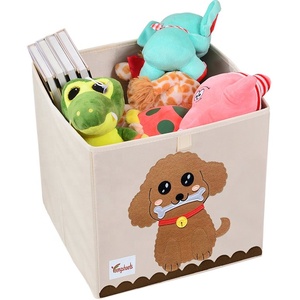 Vente directe d'usine enfants et adolescents boîtes de rangement en tissu pliables organisateur de jouets carrés pour vêtements carrés enfants - Product Image 2