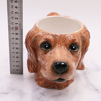 Peint à la main Tasse Chien Animal Personnalisé Dolomite Tasse À Café