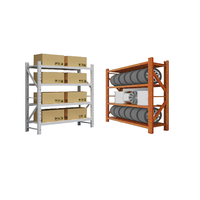 Étagère de stockage en acier pour entrepôt de moyenne capacité Gui Chang, étagère de stockage multi-niveaux pour entrepôt, étagère empilable en acier