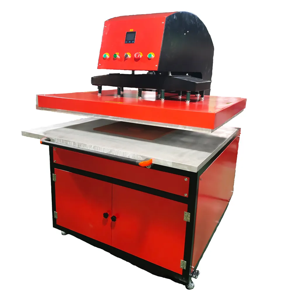 High qualify one station pneumatic heat press machines large format heat press for clothing