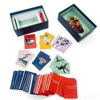 Boîte rigide à couvercle rigide personnalisée pour jeu de cartes de conversation profondes, imprimées offset, pelliculées, pour la famille et les couples