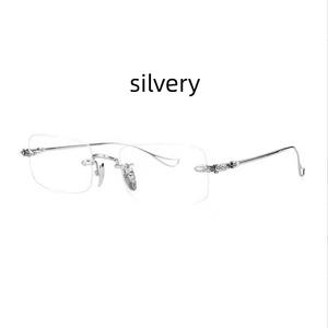 Lunettes <span class=keywords><strong>de</strong></span> presbytie sans monture, fines, dorées, en PC, anti-lumière bleue, pour hommes et femmes, lunettes <span class=keywords><strong>de</strong></span> <span class=keywords><strong>lecture</strong></span> <span class=keywords><strong>de</strong></span> haute qualité pour le travail - Product Image 5