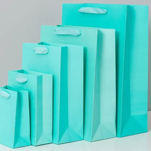 Sacos de embalagem de filme especial personalizados, sacos de embalagem de filme fosco especial com alça para papel de artesanato marrom, sacola de papel adesiva com seu próprio logotipo
