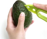 Huishoudelijke Fruit Gereedschap Multifunctionele Manual Plastic 3 In 1 Avocado Slicer/Snijder/Dunschiller