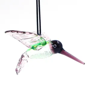 Di vetro di cristallo souvenir regali di 100% a mano in vetro di volare hummingbird