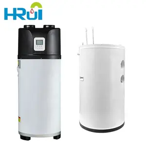 All in One Domestic Hot Water Heat Pump Tank 100l 200l 260l 300l 400l 500l Heat Pump Water Heater Tank