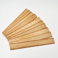 Sumbu Lilin Kayu 2 Lapis 13*150 mm / Sumbu Lilin Kayu Ganda / Sumbu Lilin Kayu Ganda untuk Lilin Kedelai DIY