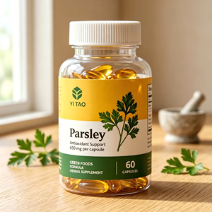 Cápsulas de Perejil Antioxidantes OEM/ODM 650mg, Suplemento Herbal de Alimentos Verdes para Apoyo Inmunológico y Celular, Desintoxicación Natural - Product Image 1