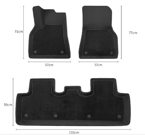 Tapetes de Lujo para Auto, TPE Antideslizantes, Impermeables, 3D, Juego Completo de 3 Tapetes, 5mm de Grosor, para Forester - Product Image 2