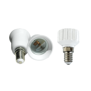อะแดปเตอร์ยึดโคมไฟเซรามิก E27กับ E14พลาสติกสไตล์สกรู & วัสดุ PP ขั้วฐานโคมไฟแรงดันไฟฟ้า250V - Product Image 1