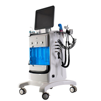 Machine de beauté 12 en 1 pour le peeling au diamant, l'hydrodermabrasion, le jet d'eau, le soin du visage aquatique, la dermabrasion, le rajeunissement de la peau, certifiée CE