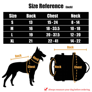 Chaleco Táctico Resistente con Sistema Molle para Perros de Servicio y Patrulla Medianos, Chaleco Transpirable y Ajustable con Correas - Product Image 2