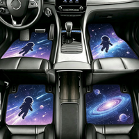 Tapis de sol de voiture imprimés paysages, imperméables et antidérapants, 4 pièces, universels, sur mesure, vente en gros