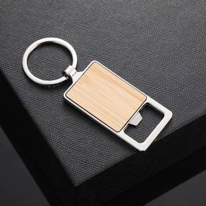 ขายส่งพวงกุญแจไม้เปล่า ไม้บีชแบบกลม สำหรับสลักเลเซอร์และตกแต่ง DIY  ผู้จัดจำหน่าย - Product Image 4