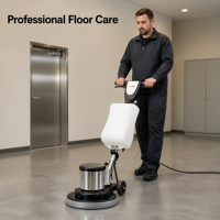 Gewerblicher Bodenpolierer 2000W 90 °   Auto-Lock-Griff, 12 m Kabel, IPX5, für Marmor und Hartböden