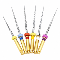File Rotary Endo Elastis Niti Super Silver Multiple Taper Heat Activated Nickel Titanium untuk Saluran Akar Gigi
