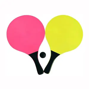 Nouveau prix de gros chauves-souris logo personnalisé en bois plage raquette plage batte padel tennis raquettes