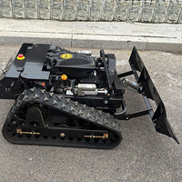 Mesin pemotong rumput kendali jarak jauh Robot traktor Mini kustom CE EPA pertanian kualitas tinggi