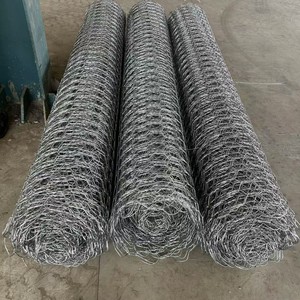 Gabbia in Filo di Piombo Zincato per il Controllo delle Inondazioni Fluviali, Progetto di Protezione di Argini, Rotolo di Rete Gabion Rivestita, Gabbia per Protezione di Pendii - Product Image 1