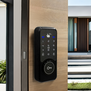 Tuya ứng dụng kiểm soát Wifi chốt cửa Khóa cửa gỗ hợp kim kẽm NFC cơ khí mật khẩu thẻ IC truy cập vân tay truy cập - Product Image 2