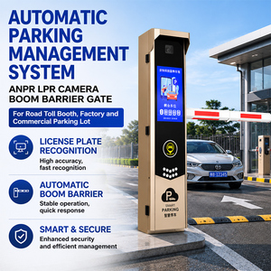 Système de gestion automatique du stationnement avec caméra ANPR/LPR et barrière pour les péages routiers, les usines et les parkings commerciaux - Product Image 1