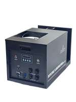 Lance-flammes électrique étanche SAFIR 210 à tête oscillante, télécommande manuelle DMX512 8 canaux 10L pour scène et DJ