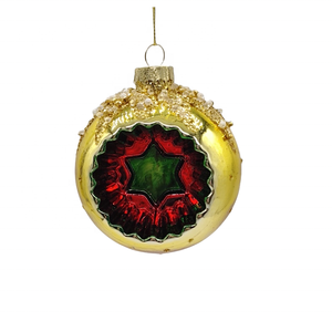 Ciondolo di <span class=keywords><strong>natale</strong></span> selezionato 65MM sfera di vetro a forma irregolare festa regalo scena decorazione albero di <span class=keywords><strong>natale</strong></span> - Product Image 3