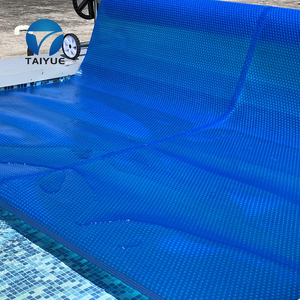 Cubierta de piscina solar Premium Manta de natación de tubo caliente con Concepto de burbuja para cubiertas y carretes - Product Image 5