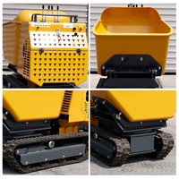 Garden Farm Track Hebe funktion Mini Dumper 1,2 Tonnen kleiner Crawler Dumper 1200KG Mini Dumper