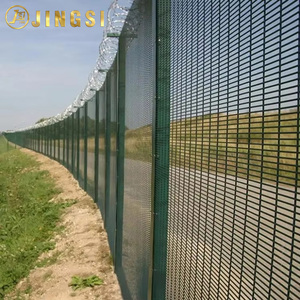 <span class=keywords><strong>รั้ว</strong></span>เหล็กชุบสังกะสีเคลือบสีฝุ่นแบบหนาพิเศษ ป้องกันการปีนป่าย รุ่น 358 พร้อมลวดหนาม - Product Image 3