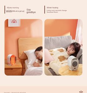 Calentador de Aire Eléctrico Portátil de 1200W, Ventilador de Calefacción Rápida con 3 Velocidades Ajustables, Calentador de Espacio para Invierno, Mini Calentador - Product Image 3